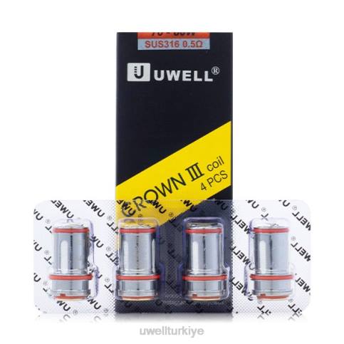 UWELL CROWN 3 bobinler (4'lü paket) | UWELL Türkiye 0.25ohm D6RV91