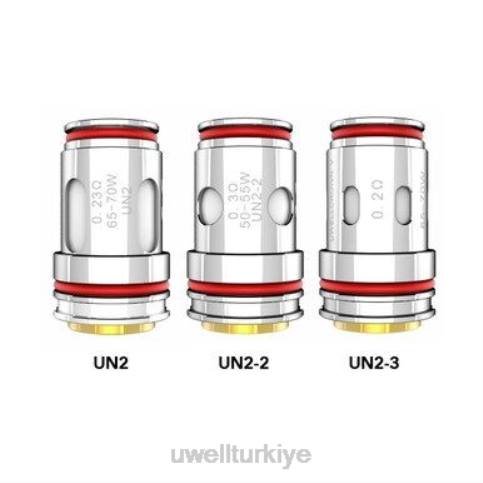 UWELL CROWN V bobin | 4 paket | UWELL Vape Disposable un2 örgülü 0.23ohm D6RV67