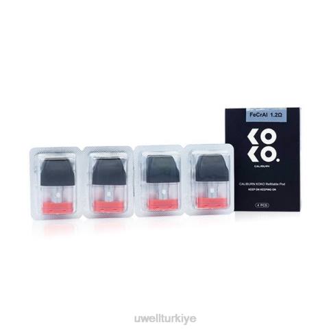 UWELL CALIBURN KOKO kapsüller (4'lü paket) | UWELL Disposable Vape 1.2ohm D6RV95