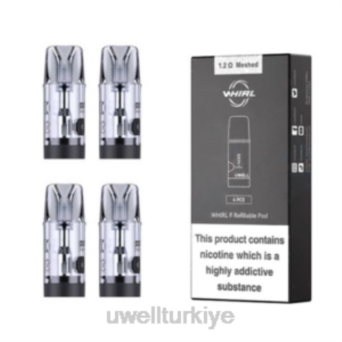 UWELL WHIRL F kapsüller (4'lü paket) | UWELL Vape Price 1.2ohm D6RV198