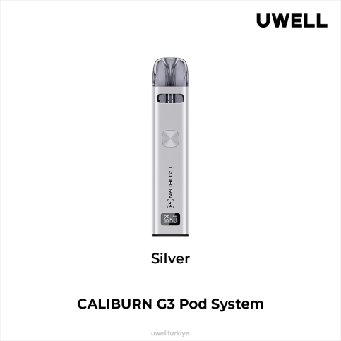 UWELL CALIBURN G3 kiti | UWELL Vape Price gümüş D6RV138